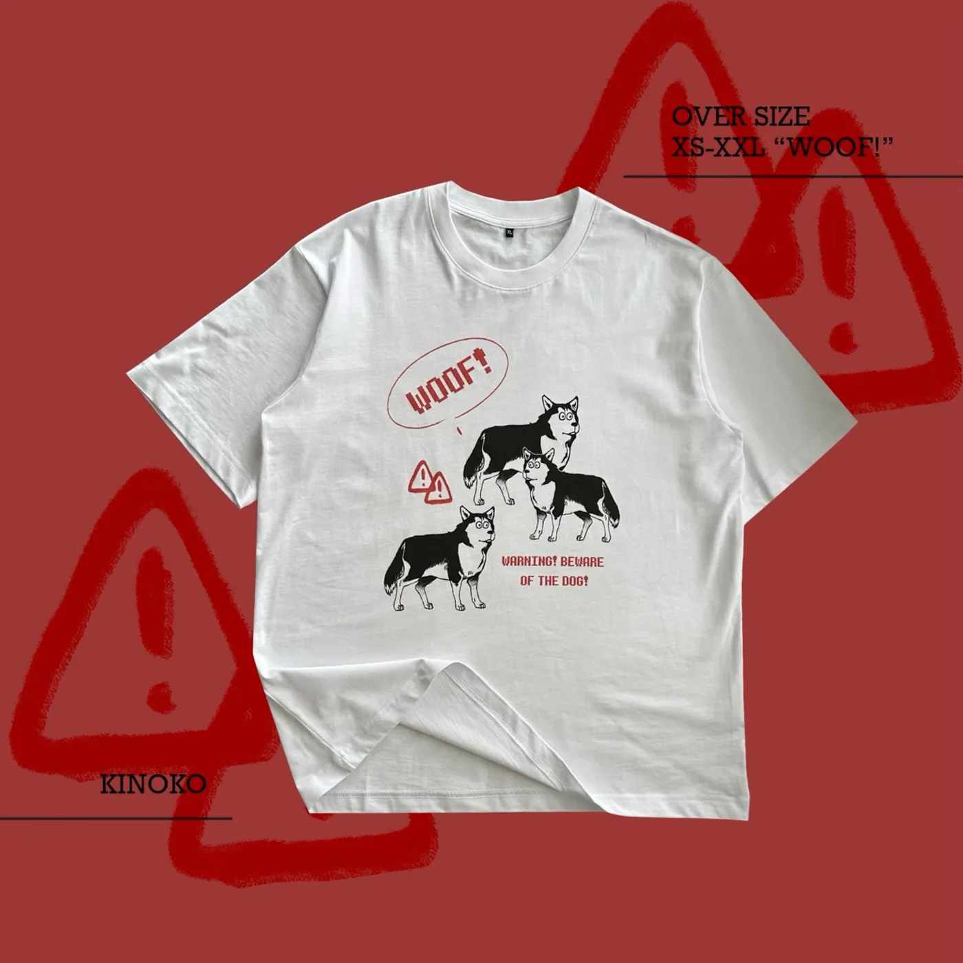 T-shirt "WARNING", photo 4