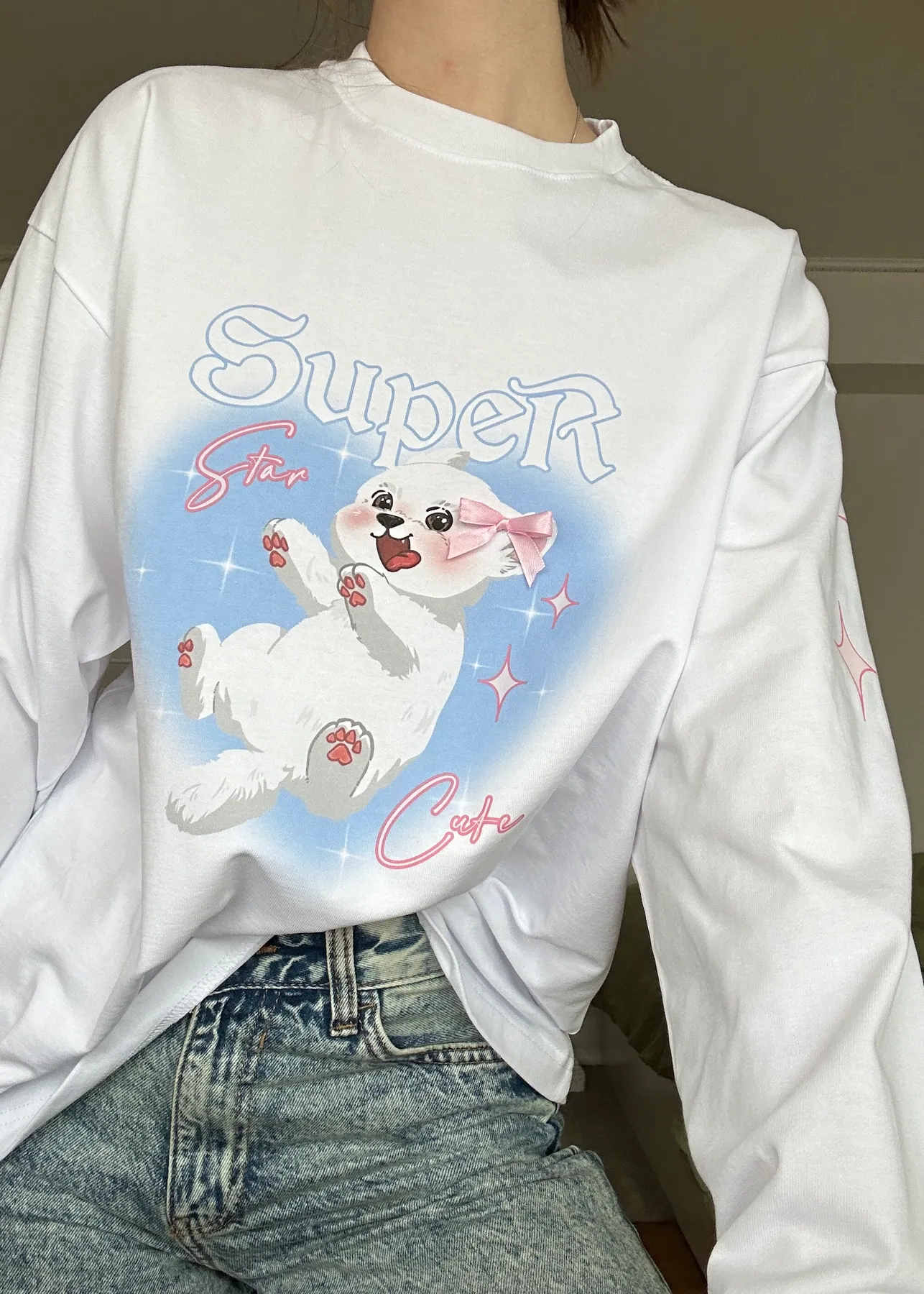 Лонгслив «SUPER CUTE», фотография 2